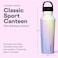 Corkcicle Sport Canteen Keeps Drinks Cold 25 Hours Stainless Steel Water Bottle TripleInsulated SpillProof Summer Drinkware Gift Keeps Drinks Ice Cold 20 oz Rainbow Unicorn