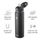 Enerbone 32 oz Insulated Water Bottle Stainless Steel Bottle with Carrying Strap DoubleWall Vacuum Insulation Design Leakproof Sports Bottle with Straw Keep Drinks Cold or Hot for Hours