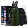 DIGJUPER 64oz Insulated Water Bottle with Straw Auto Spout Lid Cold 48H Hot 24H Half Gallon Stainless Steel Water Jug with Paracord Handle Metal Tactical Military Water Flask with Carrier Strap Bag