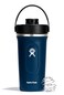 Hydro Flask Shaker Bottle Insulated Stainless Steel Gym Bottle for Pre Workout Protein 24 Oz Indigo Blue