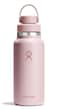 Hydro Flask Water Bottle Insulated Stainless Steel Wide Mouth Chug Lid Non Spill Leakproof in 32 Oz Tonal Trillium Pink