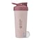 BlenderBottle Sport Sleek Shaker Cup Insulated Stainless Steel Water Bottle with Wire Whisk 25Ounce RedTan Sahara Sunset