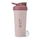 BlenderBottle Sport Sleek Shaker Cup Insulated Stainless Steel Water Bottle with Wire Whisk 25Ounce RedTan Sahara Sunset