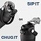 Frost Buddy 32oz Insulated Water Bottle with Straw Chug Lid LeakProof Stainless Steel 24Hours Cold SweatProof Cup Holder Friendly Ideal for Gym Travel Sports Everyday Hydration