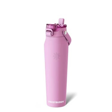 Frost Buddy 32oz Insulated Water Bottle with Straw Chug Lid LeakProof Stainless Steel 24Hours Cold SweatProof Cup Holder Friendly Ideal for Gym Travel Sports Everyday Hydration