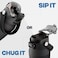 Frost Buddy 32oz Insulated Water Bottle with Straw Chug Lid LeakProof Stainless Steel 24Hours Cold SweatProof Cup Holder Friendly Ideal for Gym Travel Sports Everyday Hydration