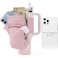 SUITMAT Water Bottle Pouch for Stanley Quencher Series Tumbler Pouch Bag for Stanley Cup Accessories Cup Backpack with Multiple Pockets for Phone Cards Keys Bag Only