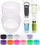 PICcircuit 2PCS for Stanley Boot Silicone Bottom for Quencher Adventure 40oz 30oz IceFlow 20oz 30oz Bottlefor Hydroflask Tumbler 1224oz for Stanley Cup Accessories Avoid ScratchesNoise