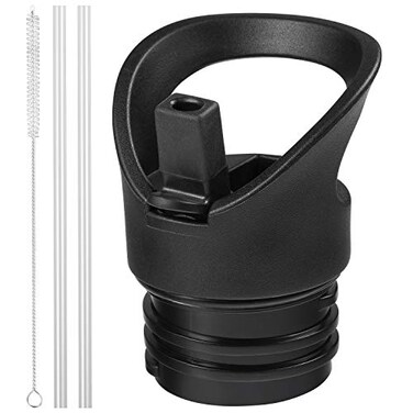 RRegeny Straw Lid for Hydro Flask Standard Mouth Water Bottle Sports Cap Replacement Top Accessories with Straws with Fixed handle for Hydroflask