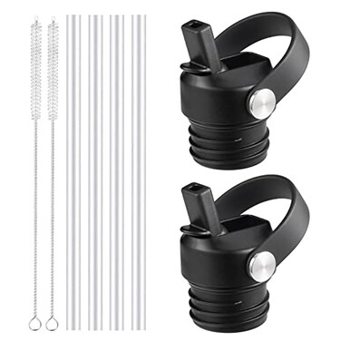 RRegeny Straw Lid for Hydro Flask Standard Mouth18 21 24 oz Lids with Straws Fits Standard Mouth Hydroflask 21 24 oz Sports Flex Straw Cap Water Bottle Accessories Top Replacement