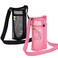 Tainehs Water Bottle Carrier with Adjustable Shoulder Strap Beach Bag Dog Sling Sports Gym Hiking Camping Walking BlackPink