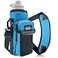 Arca Gear 40 oz Hydro Carrier Insulated Water Bottle Sling wCarry Handle Shoulder Strap Wallet and Two Pouches The Perfect Flask Accessory Lagoon Blue