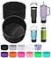 PICcircuit 2PCS for Stanley Boot Silicone Bottom for Quencher Adventure 40oz 30oz IceFlow 20oz 30oz Bottlefor Hydroflask Tumbler 1224oz for Stanley Cup Accessories Avoid ScratchesNoise