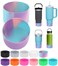 PICcircuit 2PCS for Stanley Boot Silicone Bottom for Quencher Adventure 40oz 30oz IceFlow 20oz 30oz Bottlefor Hydroflask Tumbler 1224oz for Stanley Cup Accessories Avoid ScratchesNoise