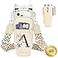 LOKASS Personalized Water Bottle Holder with Strap for Stanley Cup Accessories 40 oz Initial Stanley Cup Holder Carrier Bag with Phone Pocket Stylish Tumbler Accessories for Everyday Carry Beige A
