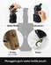 Monggria Magnetic Water Bottle Holder Builtin Magnet for Easy Attachment to Exercise Equipment MultiPurpose with Sling Waterproof Cordura Used Durability Khaki