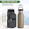 icolor Water Bottle Carrier Bag Holder 25324064ozAdjustable Shoulder Handle Strap Sports Sling Hiking PackNeoprene Wide Mouth Bottle Sleeve
