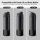 Alwenid 2PCS Silicone Water Bottle Boot for Owala 24 Oz AntiSlip Protective Sleeve Bottom Bumper Protector for FreeSip Twist and Flip Stainless Steel Water Bottles Black