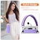 AceTreker Water Bottle Sling Bag with Paracord Handle for Stanley 3040 oz Tumbler Neoprene Insulated Cup Sleeve with 2 Pockets Adjustable Strap Straw Cap for Stanley Cup AccessoriesPurple