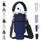 AceTreker 30 oz Water Bottle Carrier Bag with Paracord Handle for StanleyNavy
