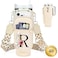 LOKASS Personalized Water Bottle Holder with Strap for Stanley Cup Accessories 40 oz Initial Stanley Cup Holder Carrier Bag with Phone Pocket Stylish Tumbler Accessories for Everyday Carry Beige R