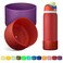 Alwenid 2PCS Silicone Water Bottle Boot for Owala 32 Oz AntiSlip Protective Sleeve Bottom Bumper Protector for FreeSip Twist and Flip Stainless Steel Water Bottles Dark PurpleDark Red