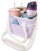 NoNaBee 4 Water Bottle Holder with Strap Family Size 4 Compartment Drink Bag Multiple Tumbler Carrier Caddy Adjustable Fits Large Small Drinks Hands Free Wont Tip Over in Car Lavender