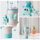 JINHCHIF Stanley Cup Accessories Set I Water Bottle Handle Strap Silicone Cup Boot Butterfly Sticker Keychain Charms Handle CharmsBow Straw Topper Accessories for Stanley Cup 40oz30oz