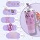 3tyto 15PCS Cup Accessories Set for Stanley Cup 30oz 40oz Tumbler with Handle Including Silicone Straw Cover and Boot Spill Proof Stopper Stanley Charms Handle Charm Initials Sticker Purple Letter K