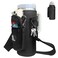 Sports rabbit Water Bottle Holder with Strap Universal Fit for 40oz Bottles Compatible with Stanley Owala Hydro Flask Large Pocket Adjustable Crossbody Strap for Gym Office Outdoor Black