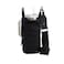 WanderFull Original HydroBag HANDLE Zipper for Handle 40 oz Water Bottle Holder wStrap Mothers Day Gift Crossbody Carrier Bag wPhone Pocket Black Matte wVegan Leather Trimmed Strap