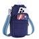 Lexiyat Water Bottle Bag 40 oz Crossbody Water Bottle Holder for Walking Hiking Insulated Compartment Carrier Purse with Adjustable Strap Blue