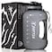 XBOTTLE 1 Gallon BPA Free Dishwasher Safe 128oz Large Water Bottle with Motivational Time Marker and Handle Leakproof Big Black Water Jug for Camping Sports Workouts Chug Lid