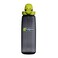 Nalgene Sustain Tritan BPAFree On The Fly Water Bottle Made with Material Derived from 50 Plastic Waste Using ISCC Mass Balance 24 OZ Charcoal with Lime 24oz