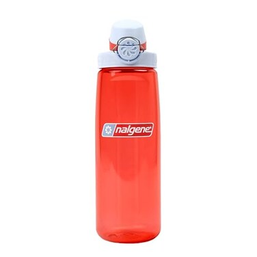 Nalgene Sustain Tritan BPAFree On The Fly Water Bottle Made with Material Derived from 50 Plastic Waste Using ISCC Mass Balance 24 OZ Coral with Frost Coral