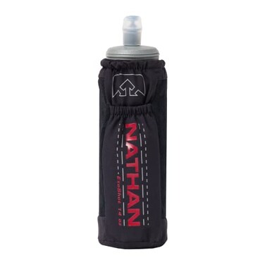 Nathan ExoDraw ExoShot 20 Handheld Running Water Bottle for Marathons Hiking Ultra Running Outdoor Activity