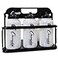 Champion Sports Plastic Water Bottle Set Quart Black