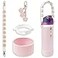 SITKOL Silicone Boot Set for Owala Water Bottle 24 oz Includes Water Bottle Handle Strap Perfect Owala Accessories Fits Owala Tumbler Owala Free Sip for Pink owala Pink