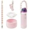 SITKOL Silicone Boot Set for Owala Water Bottle 24 oz Includes Water Bottle Handle Strap Perfect Owala Accessories Fits Owala Tumbler Owala Free Sip for Pink owala Pink