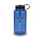 Nalgene Tritan Wide Mouth BPAFree Water Bottle Blue w Black Cap 32Ounces