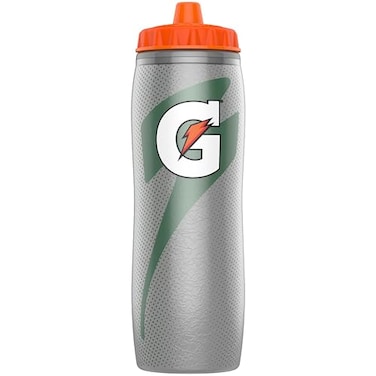 Gatorade Insulated Squeeze Bottle Silver 30oz