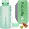 Hydracy 2L Large Water Bottle 100 BPA Free Tritan Plastic Leakproof Zero Condensation Motivational Timeline Safe NonToxic Durable Smart Design
