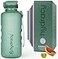Hydracy 2L Large Water Bottle Shatterproof BPA Free Tritan Plastic Leakproof Zero Condensation With Detachable Carry Strap Spillproof Lid Convenient Silicon Spout Ideal for Gym Yoga