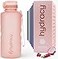 Hydracy 2L Large Water Bottle Shatterproof BPA Free Tritan Plastic Leakproof Zero Condensation With Detachable Carry Strap Spillproof Lid Convenient Silicon Spout Ideal for Gym Yoga
