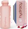 Hydracy 2L Large Water Bottle Shatterproof BPA Free Tritan Plastic Leakproof Zero Condensation With Detachable Carry Strap Spillproof Lid Convenient Silicon Spout Ideal for Gym Yoga