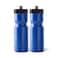 50 Strong Sports Water Bottles 2Pack Reusable 22 oz BPAFree Plastic Bottles with Pull Top Cap Made in USA Top Rack Dishwasher Safe Fits Most Bike Cages Brand Blue