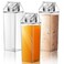 Remerry 3 Pcs 34oz Milk Carton Water Bottle Square Plastic Coffee Portable Reusable Milk Carton Cup Leakproof Juice BottleClear