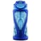 ZULU Torque 16oz Plastic Kids Water Bottle with Silicone Sleeve and LeakProof Locking Flip Lid Soft Touch Carry Loop for School Backpack Lunchbox BPAFree Dishwasher Safe Mojo Blue