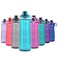 Pogo BPAFree Plastic Water Bottle with Chug Lid Blue Atoll 32 oz