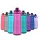 Pogo BPAFree Plastic Water Bottle with Chug Lid Fuchsia 32 oz